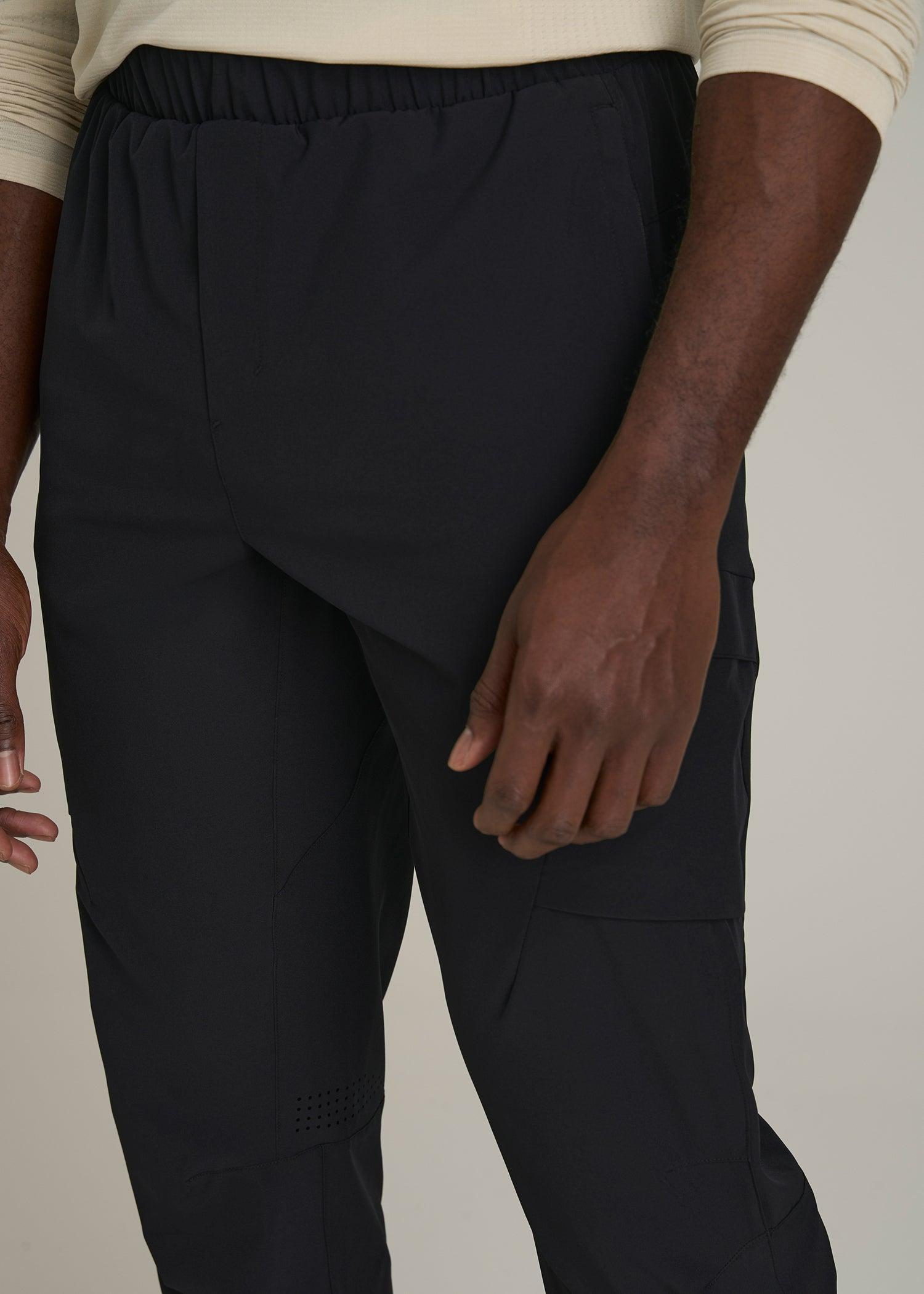 Featherweight Cargo Training Jogger for Tall Men in Black Male Product Image