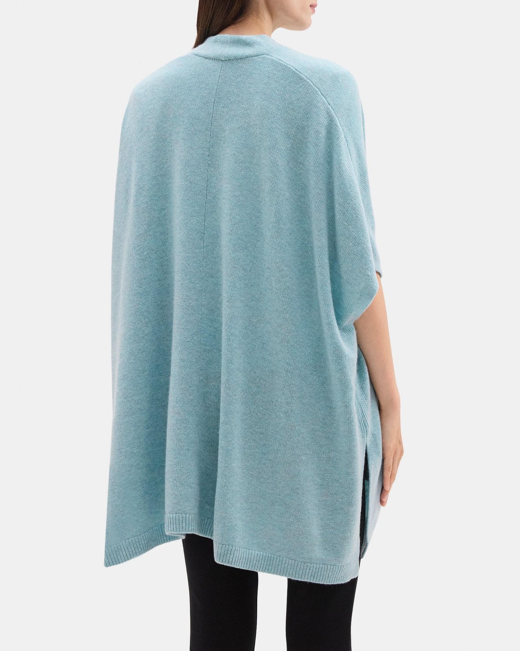 Knit Poncho in Wool-Cashmere Product Image