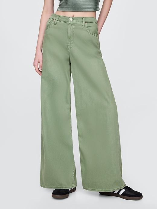 Mid Rise UltraSoft Baggy Jeans Product Image