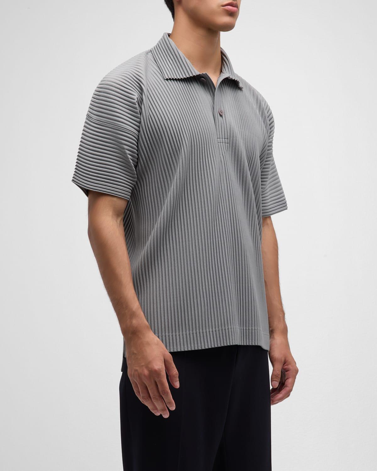 Men's MC May Pleated Polo Shirt Product Image