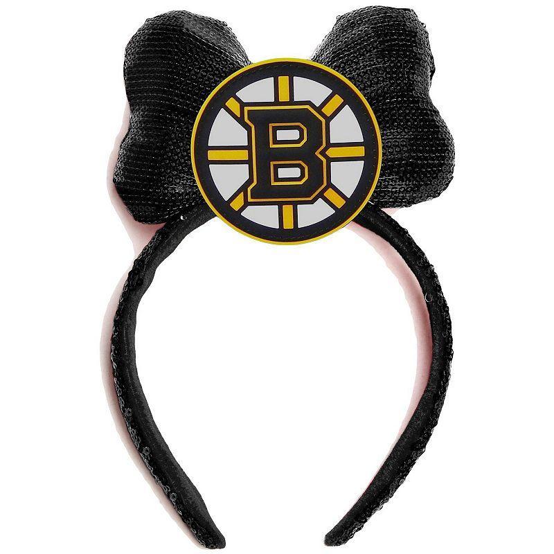 Womens Cuce Black Boston Bruins Logo Headband Product Image