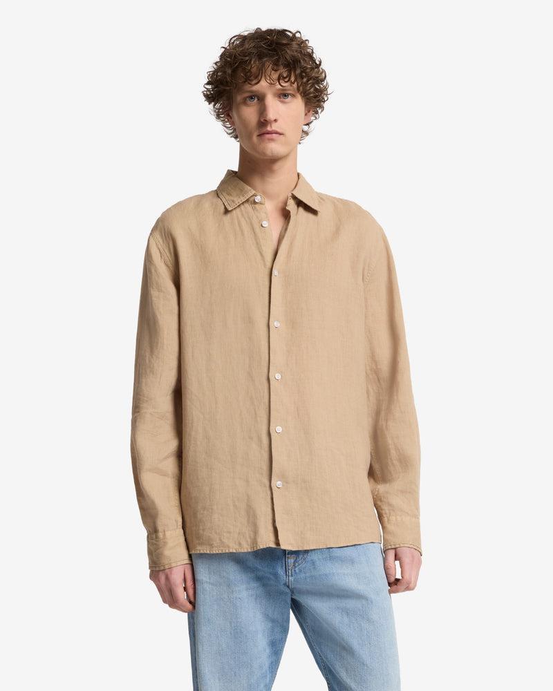 Classic Linen Button Up Shirt Product Image