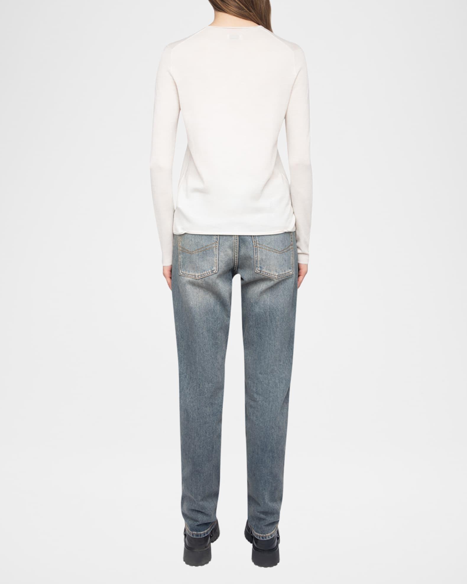 Teissa Intarsia-Knit Merino Wool Sweater Product Image