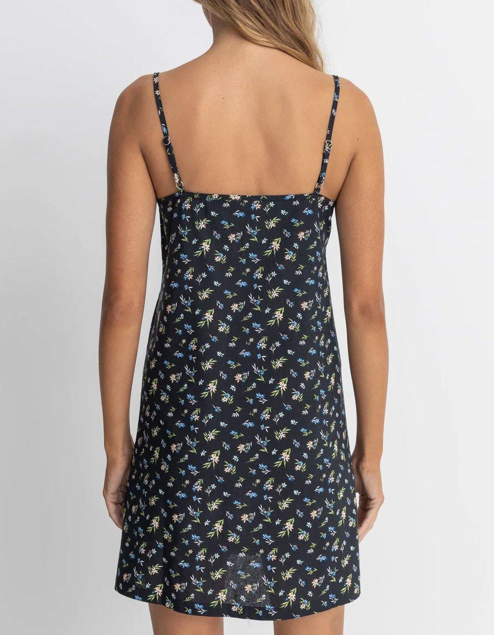 RHYTHM Fleur Womens Slip Dress - BLACK COMBO Product Image