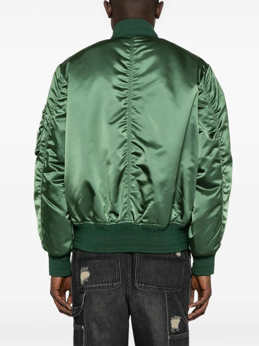 logo-patch bomber jacket Product Image