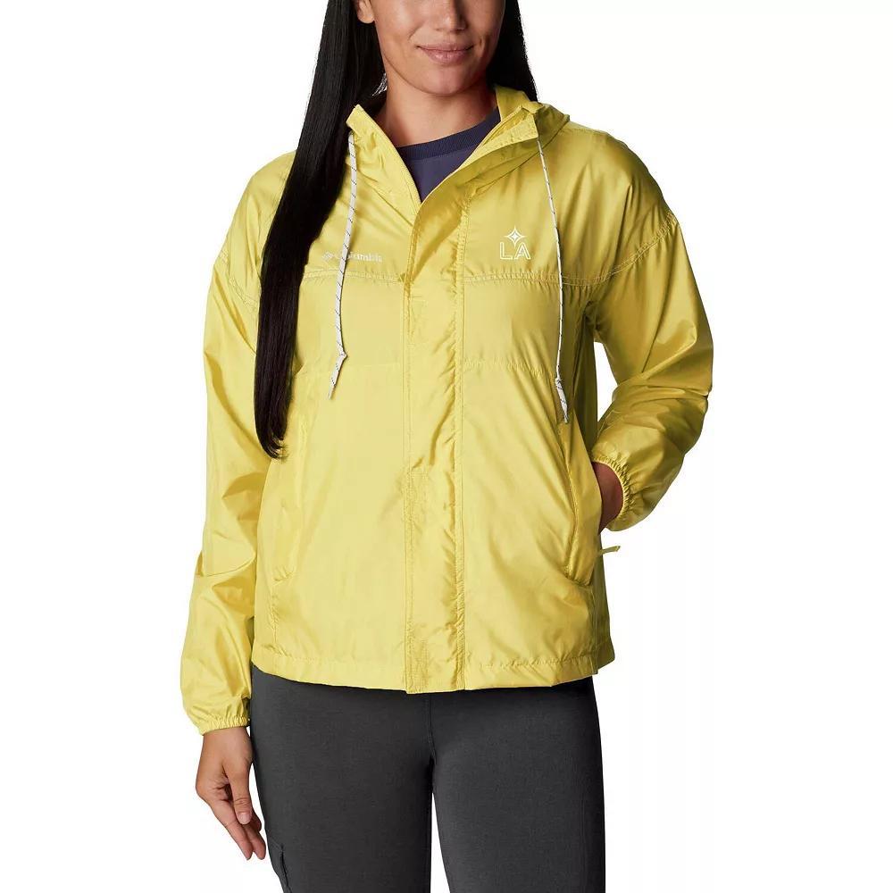 Women's Columbia Yellow Nashville SC Flash Challenger Omni-Shade Full-Zip Windbreaker, Size: XS, Mls Yellow Product Image