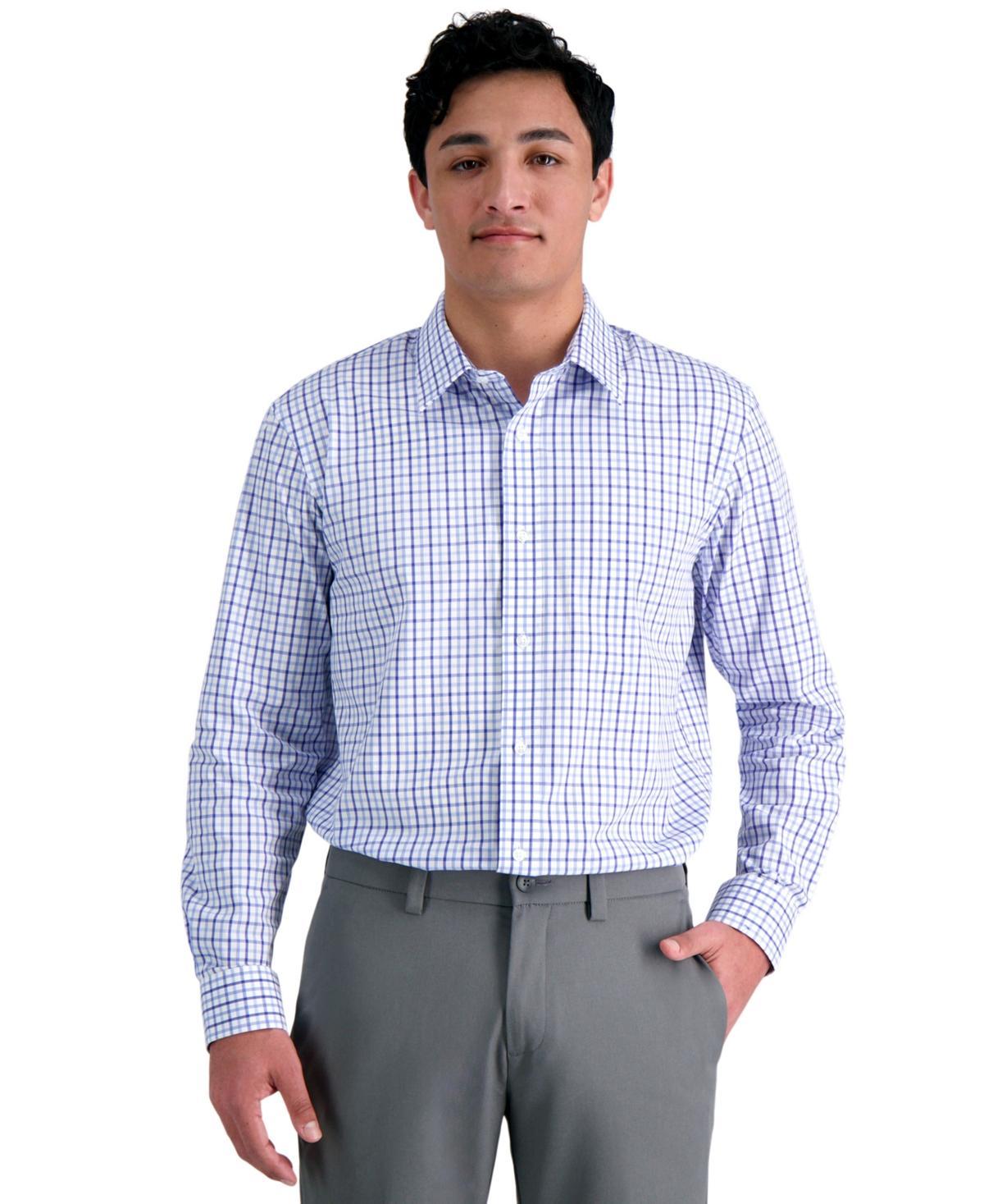 Mens Haggar Premium Comfort Classic Fit Dress Shirt Purple Product Image