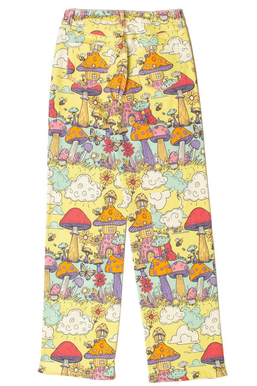 Mushroom Village Printed Jeans Product Image
