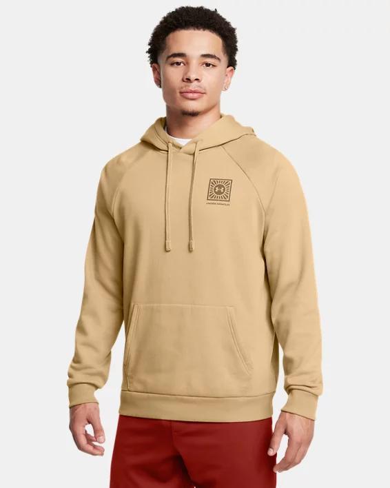 Men's Under Armour Rival Mountain Hoodie, Size: XXL, Brown Product Image
