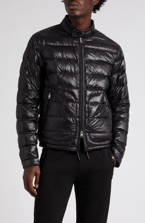 Mens Acorus Nylon Puffer Moto Jacket Product Image