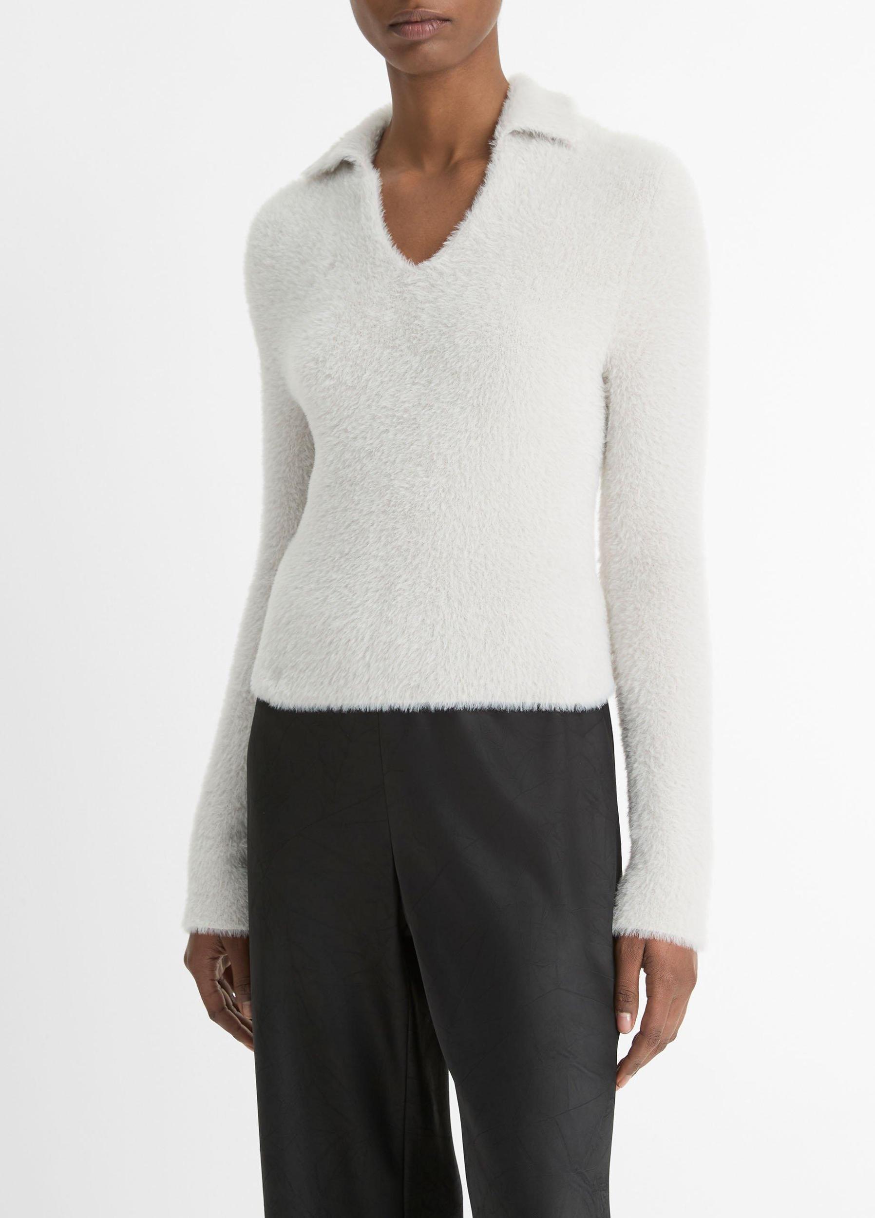 Eyelash Polo Sweater Product Image