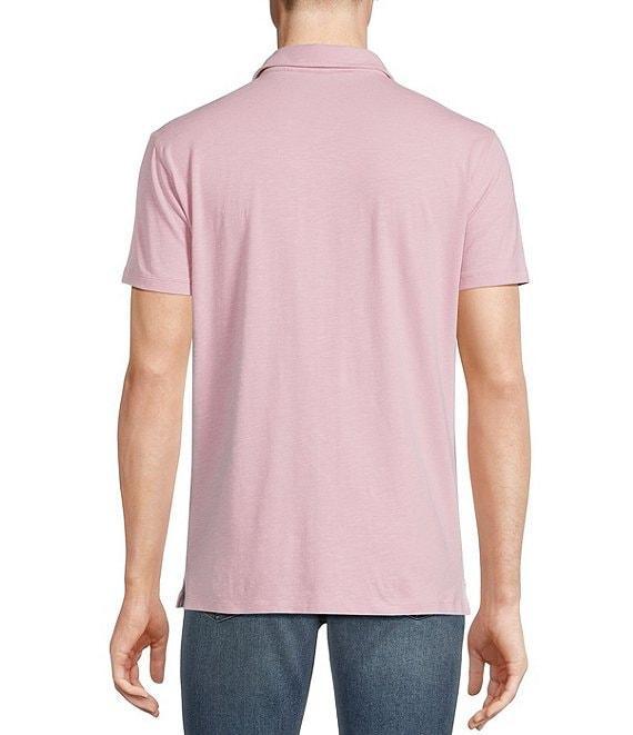 Cremieux Premium Denim Solid Coat Front Knit Shirt Product Image