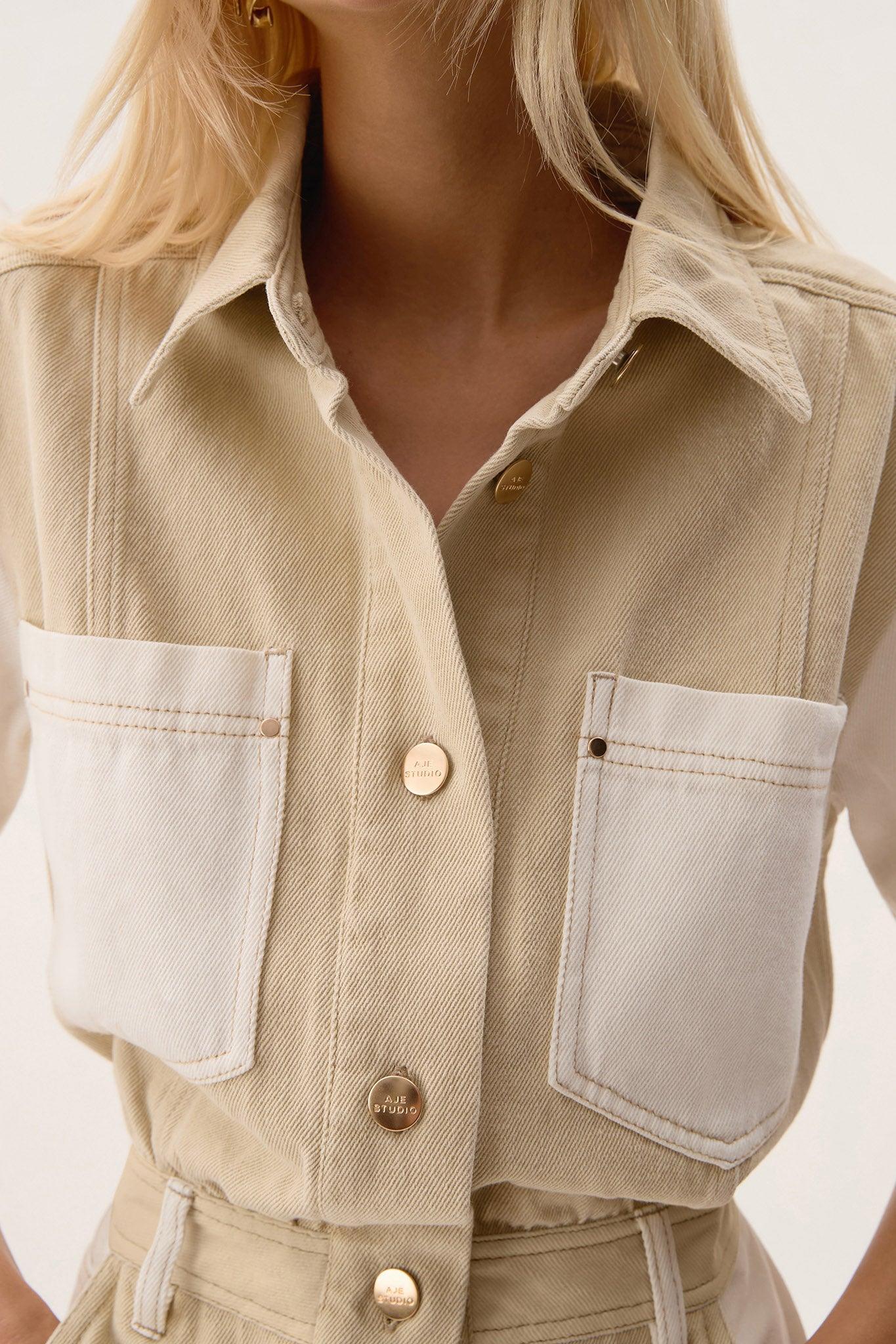 Sadie Denim Playsuit Product Image