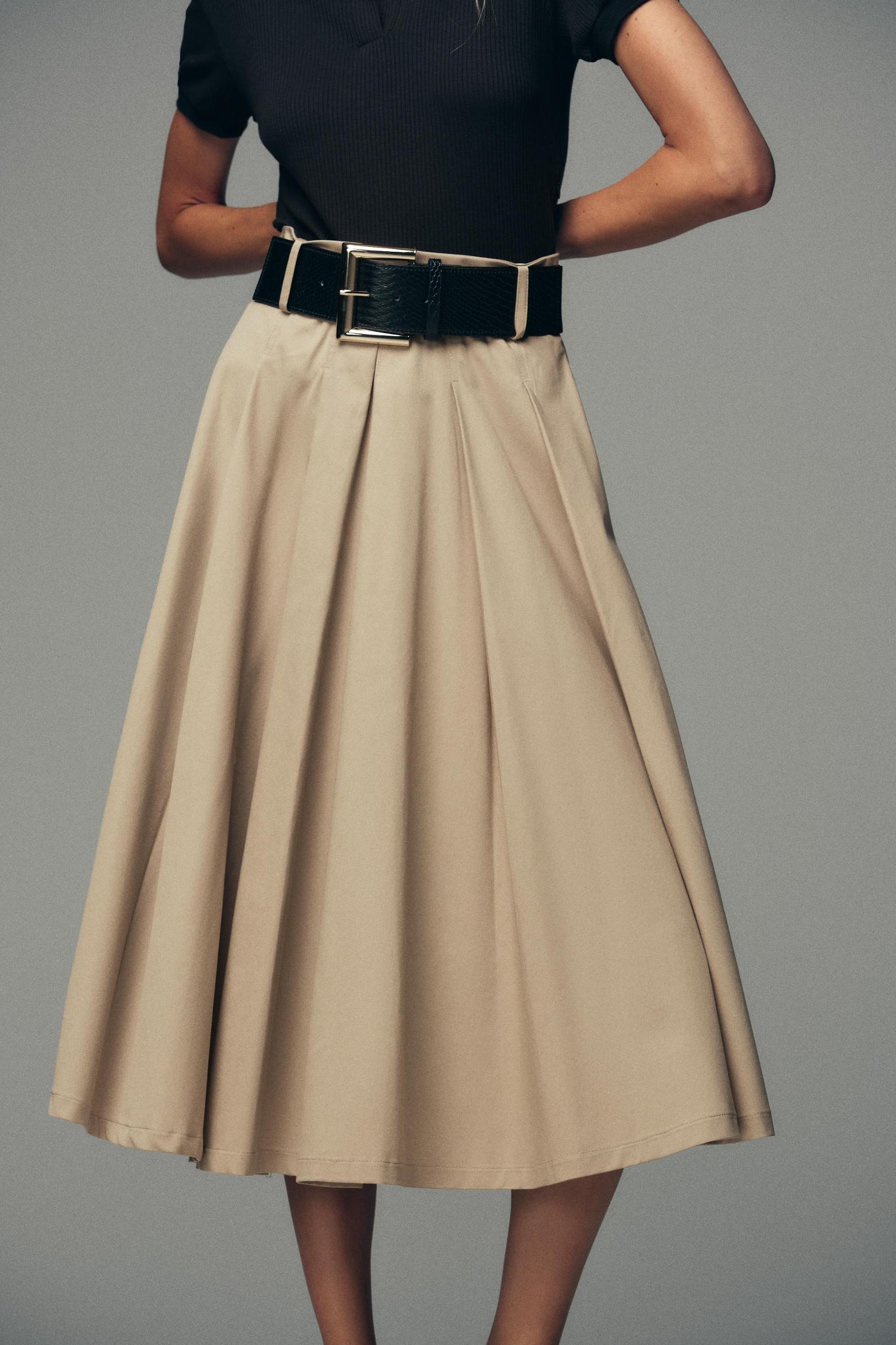 COMBINATION BELTED DRESS Product Image