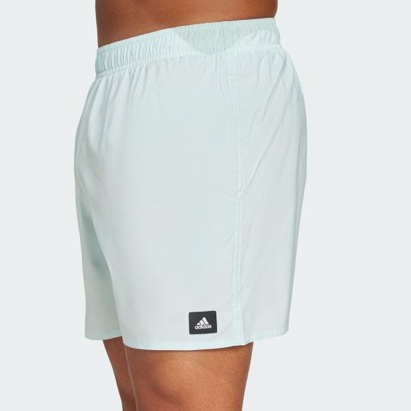 adidas Solid CLX Short-Length Swim Shorts Halo Mint 3XL Mens Product Image
