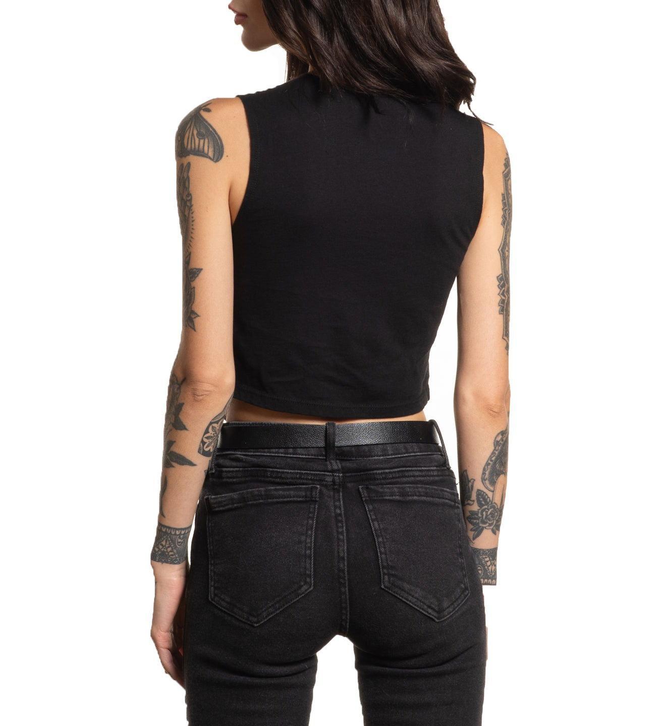 Portrayal Cut Out Crop Tee Female Product Image