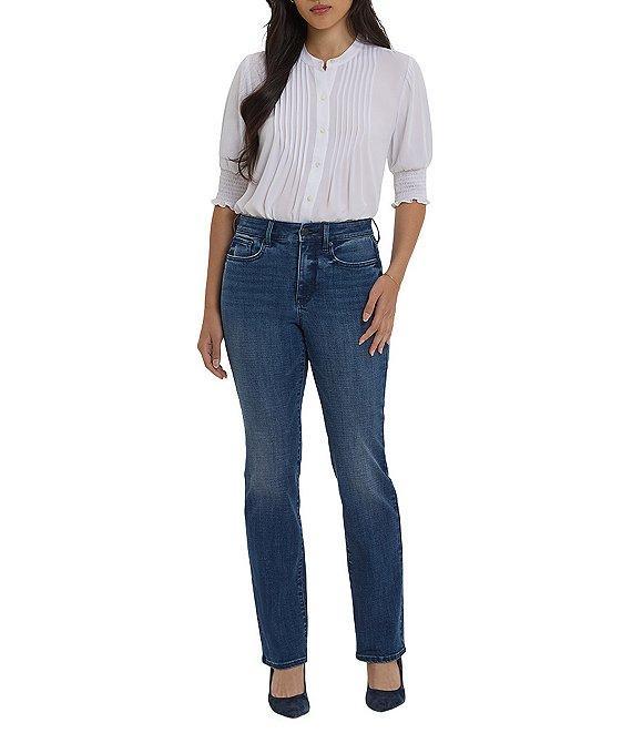 NYDJ Marilyn High Rise Straight Leg Jeans Product Image