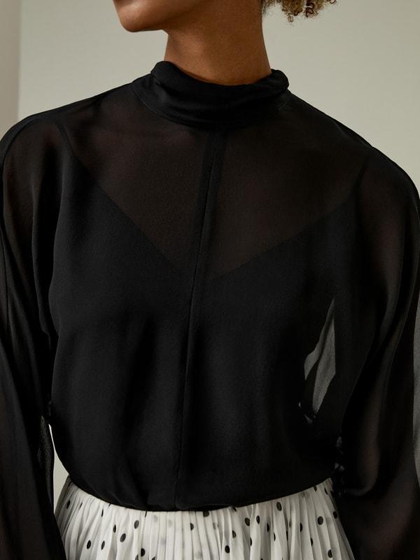 Floaty Batwing Sleeve Blouse Set Product Image