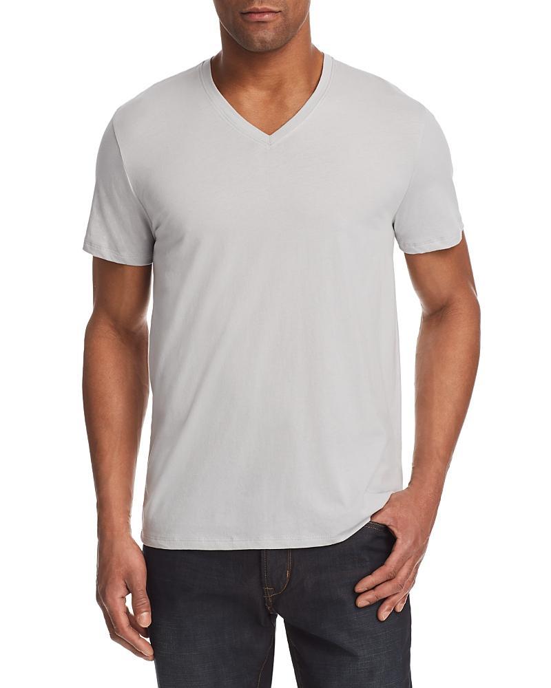 Mens Classic Jersey V-Neck T-Shirt Product Image