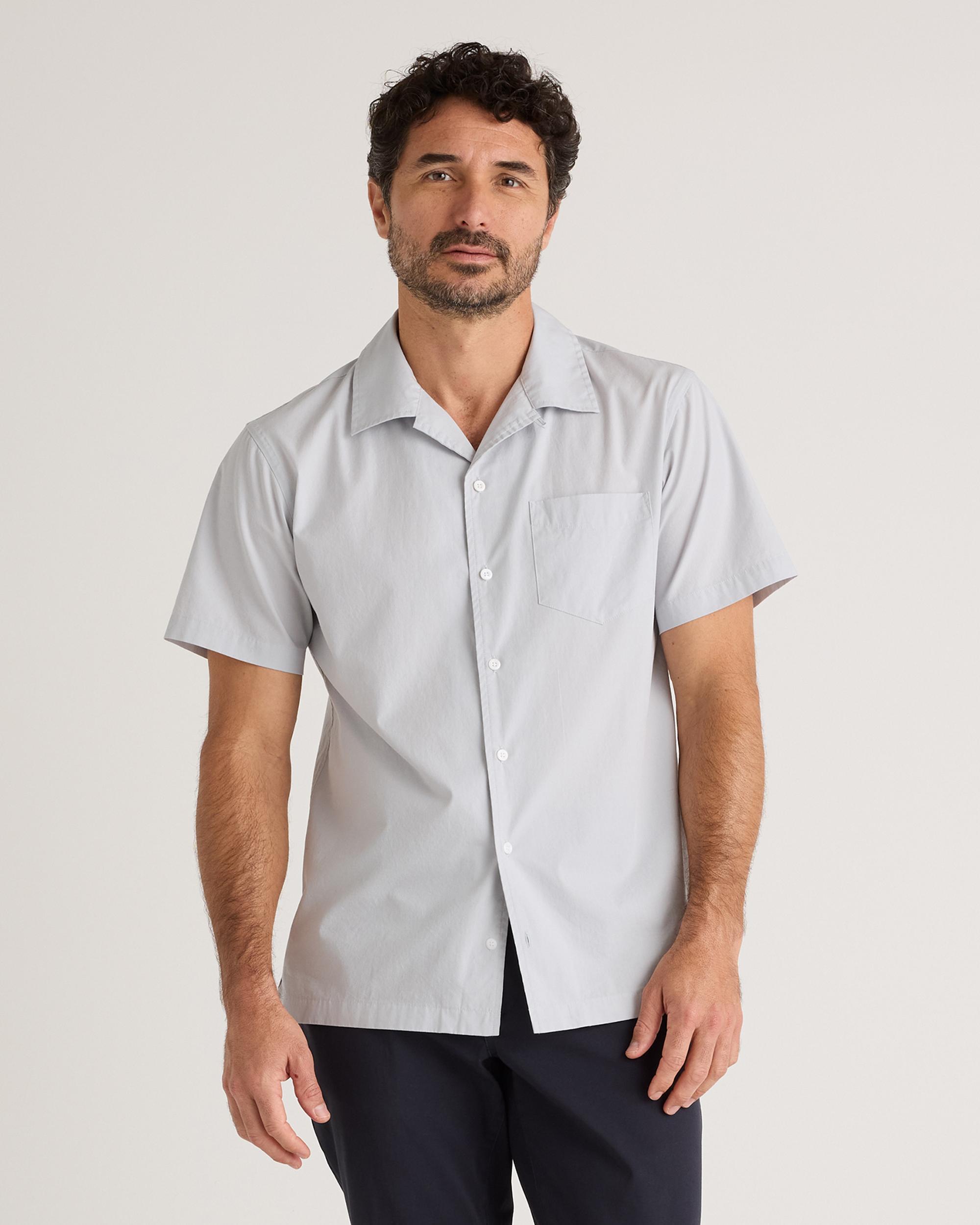 Quince | Men's Stretch Poplin Camp Shirt Size XL, Organic Cotton Product Image