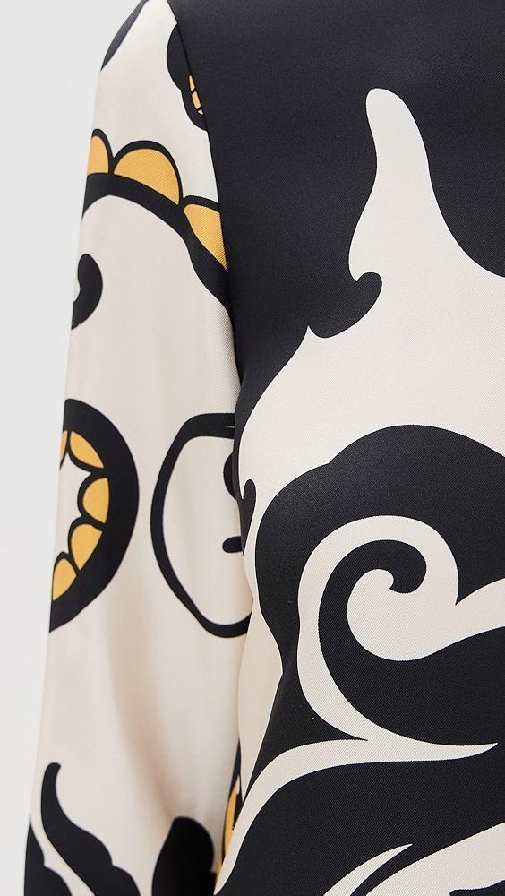 La DoubleJ Silk Long Sleeve Swing Dress | Shopbop Product Image