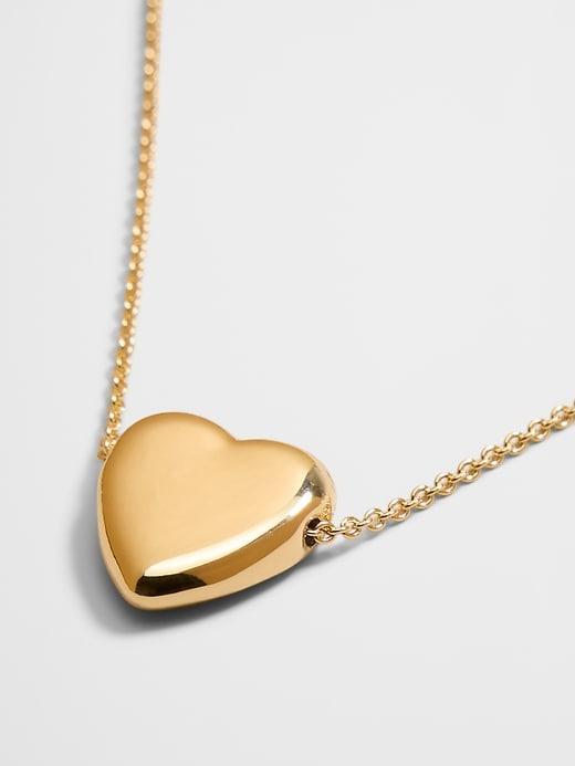 Delicate Chain Heart Pendant Necklace Product Image