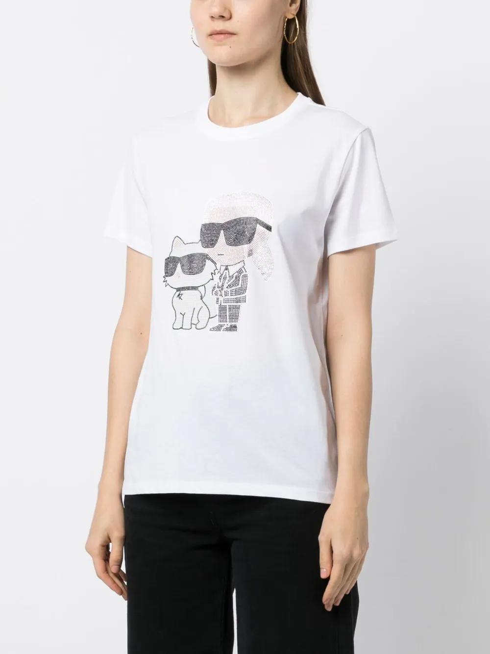 Ikon rhinestone-embellished T-shirt Product Image