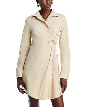 Derek Lam 10 Crosby Cindy Cotton Long Sleeve Mini Shirt Dress Product Image