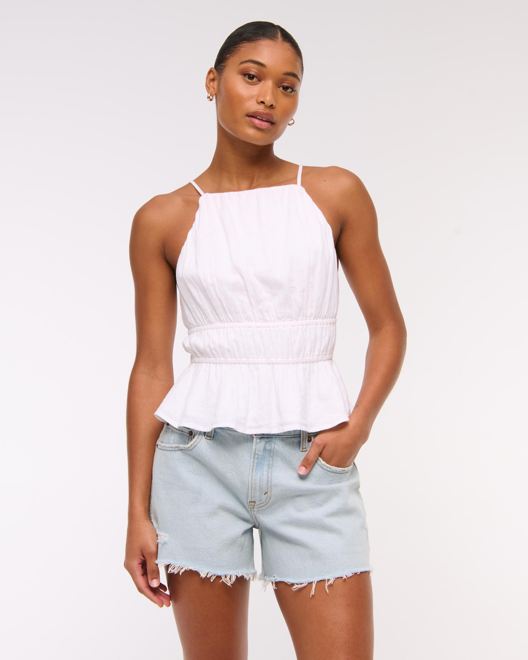 Curve Love Mid Rise A-Line Short Product Image
