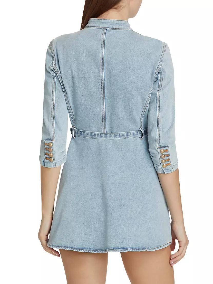 Mackenzie Belted Denim Minidress Product Image