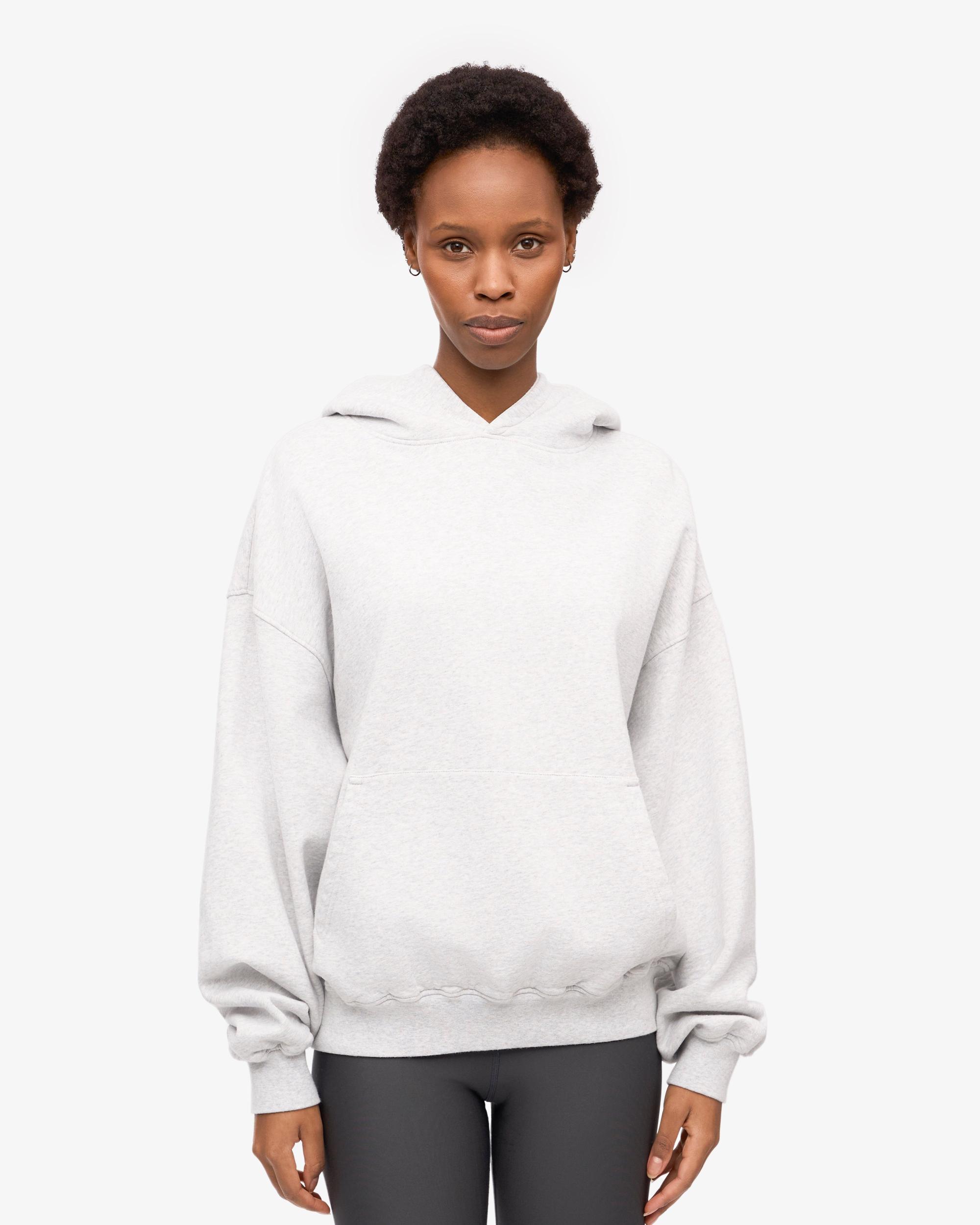 Organic Oversized Hood - Snow Melange Product Image