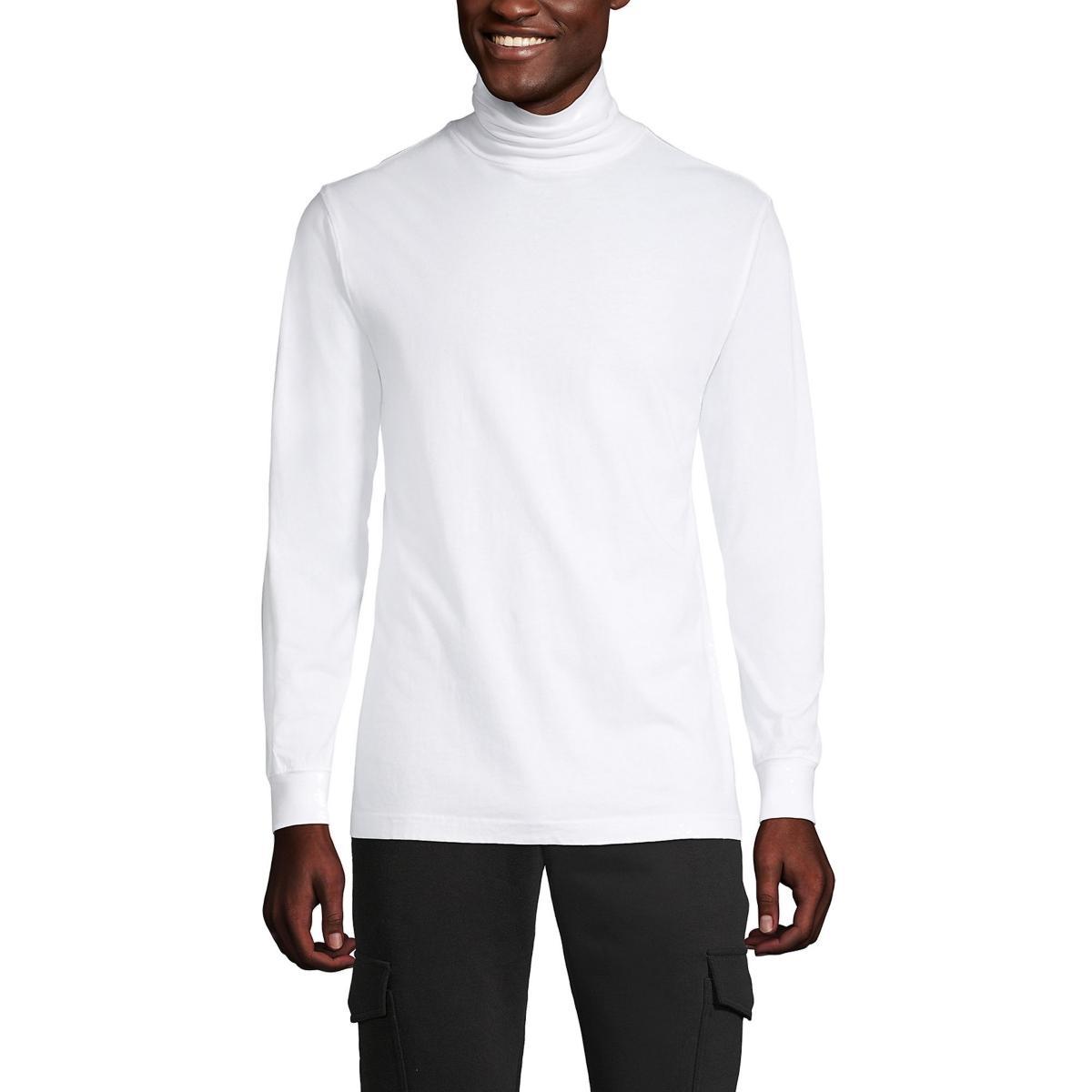 Big & Tall Lands End Super-T Turtleneck, Mens Product Image