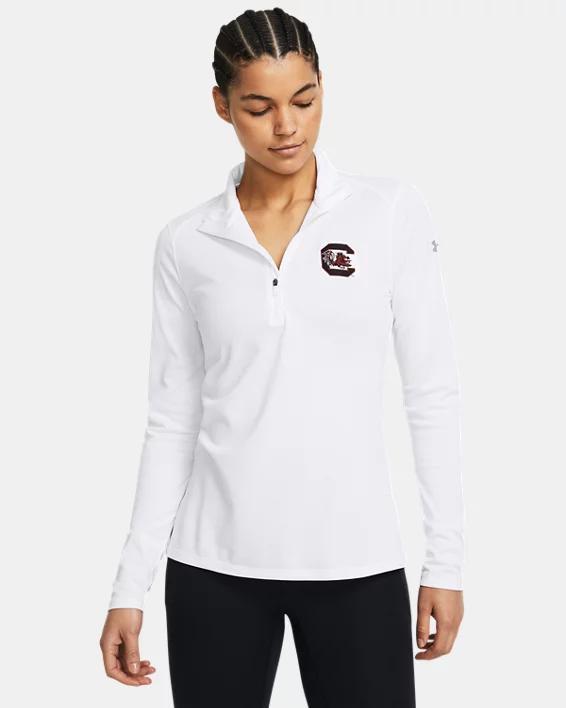 Women's UA Tech™ Mesh Collegiate ¼ Zip Product Image