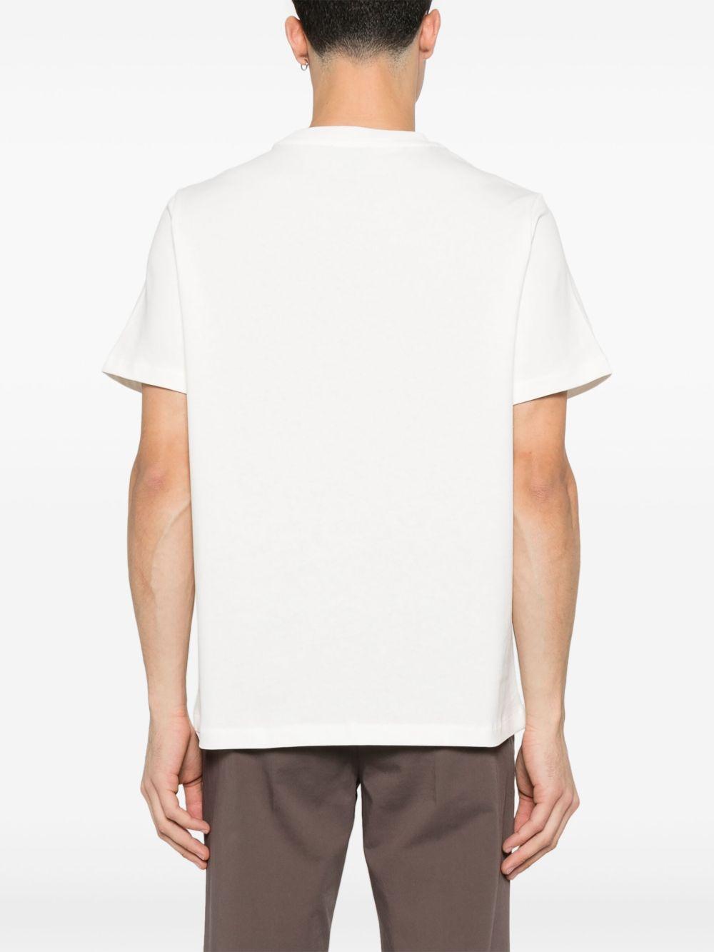 logo-embroidered cotton T-shirt Product Image