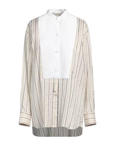 STELLA MCCARTNEY Woman Shirt Beige Size 4-6 Silk, Polyester Product Image