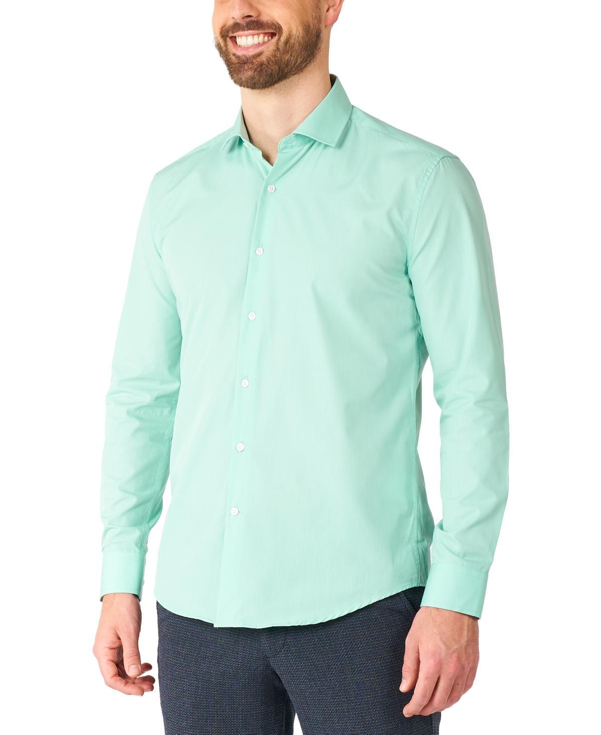 Men's OppoSuits Modern-Fit Dress Shirt, Size: Medium, Green Product Image