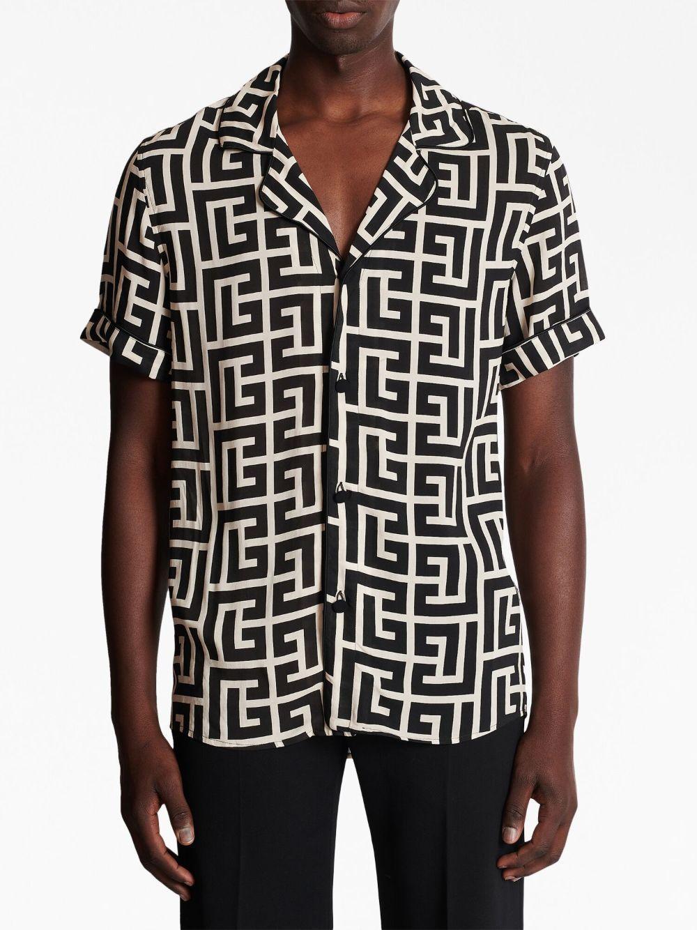 monogram-print pyjama top Product Image
