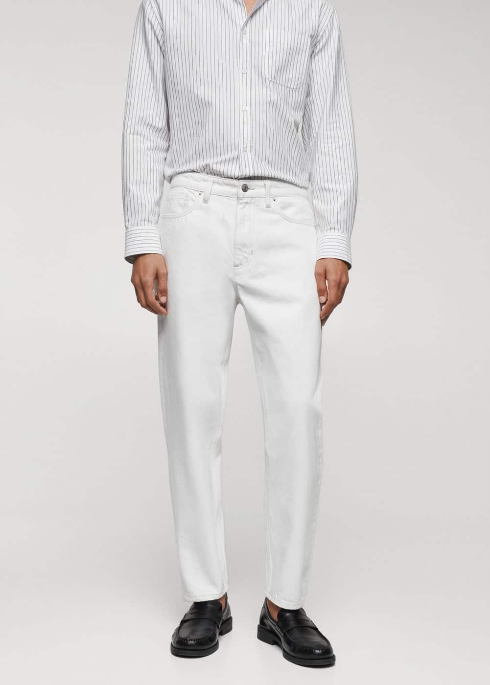 Mango Mens Tapered-Fit Jeans Product Image