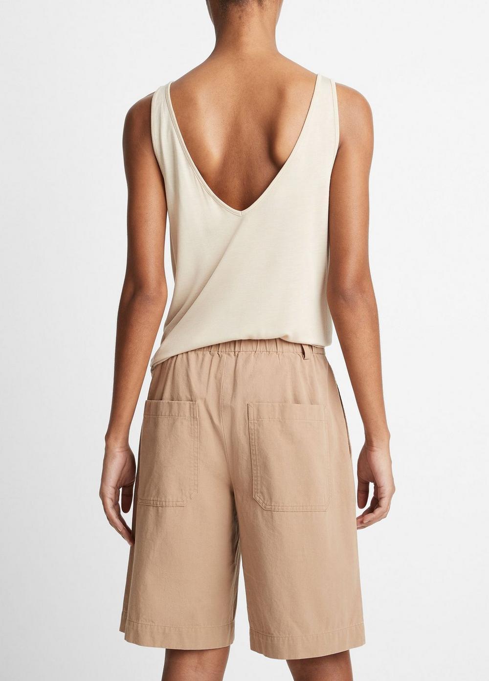 Womens Washed Cotton Short, Cocoon, Size 6 Vince Product Image