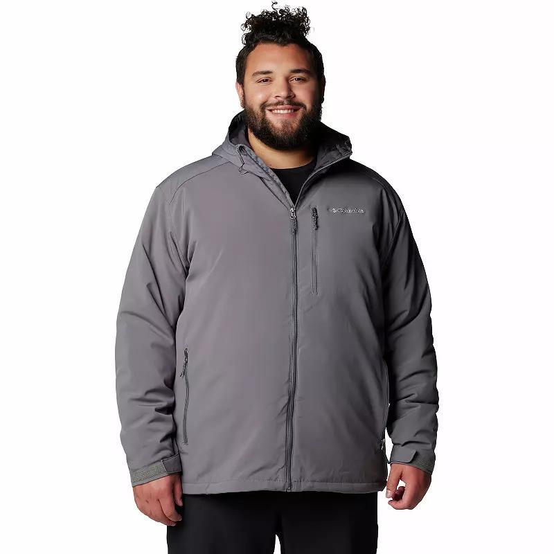 Big & Tall Columbia Gate Racer™ II Midweight Hooded Soft Shell Jacket, Men's, Size: 4XB, Black Product Image