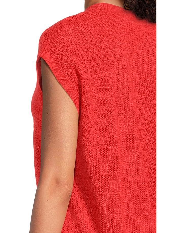 Wide Trim V-neck Sweater Product Image
