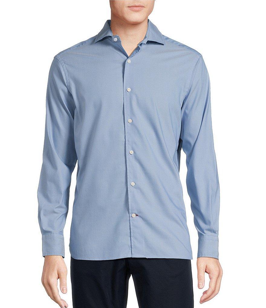 Cremieux Blue Label BRRR Solid Oxford Long Sleeve Woven Shirt Product Image