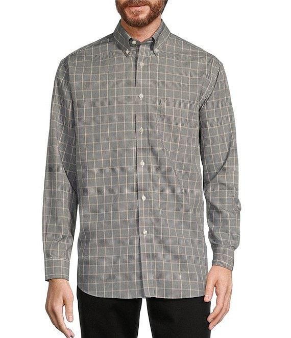Gold Label Roundtree & Yorke Big & Tall Non-Iron Plaid Sport Shirt Product Image