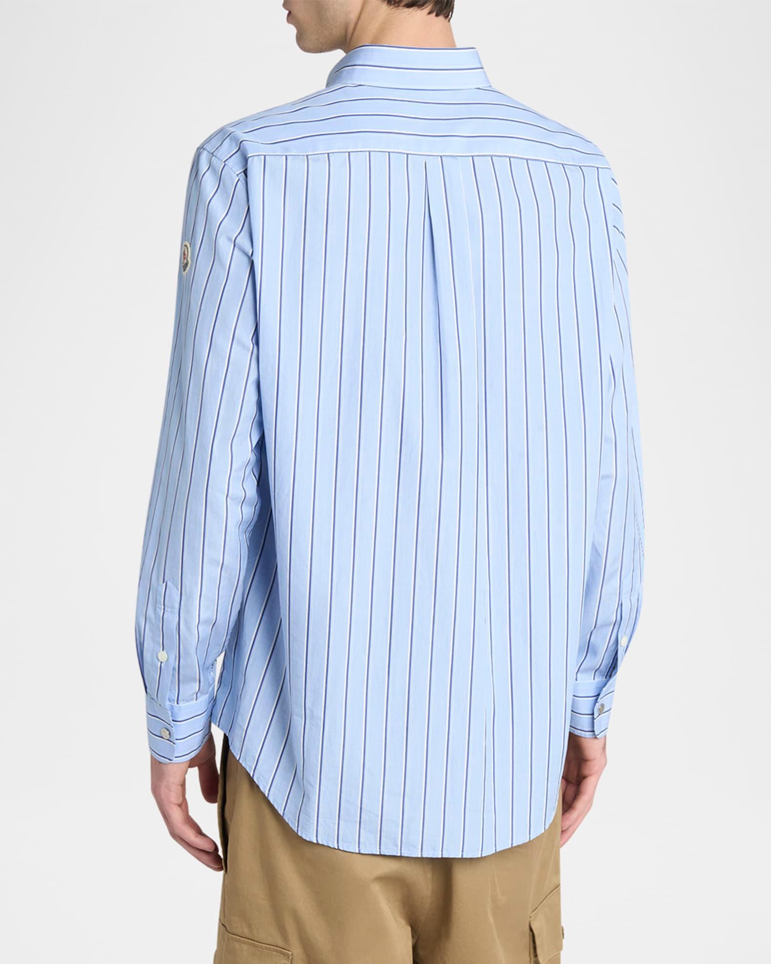 Men's Wool Multi-Stripe Sport Shirt Product Image