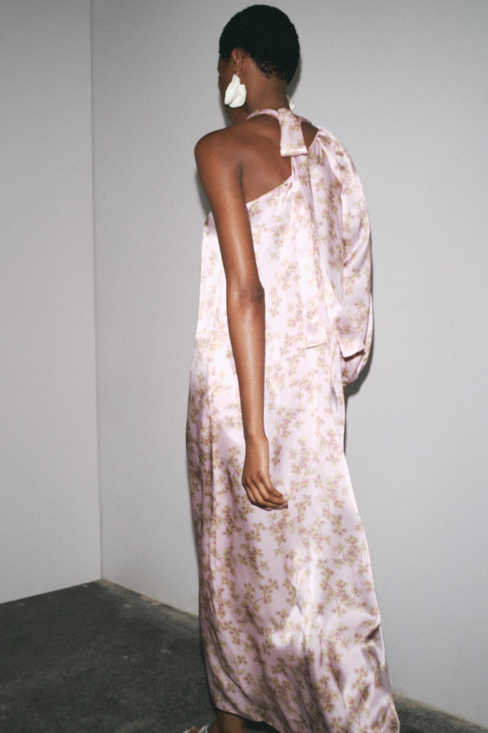 LIMITED EDITION 100% SILK ASYMMETRIC DRESS Product Image