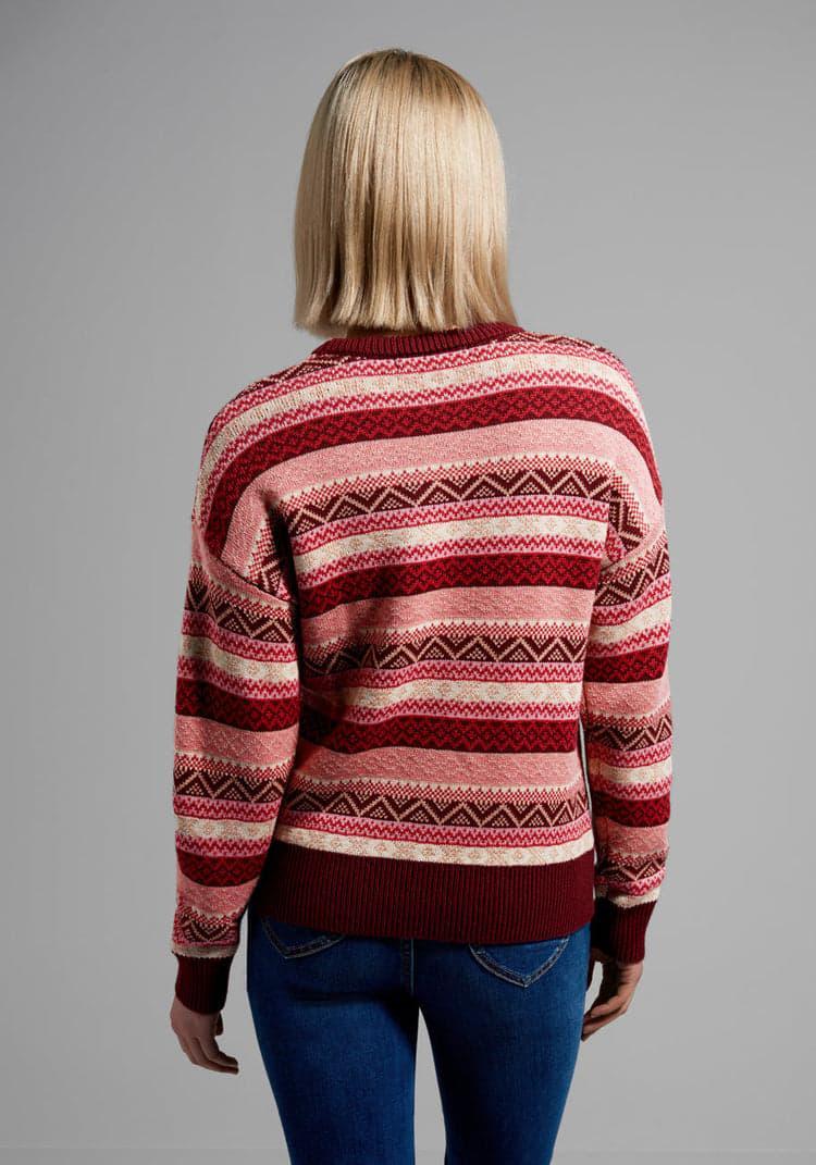 Staying Berry Cozy Fair Isle Sweater Product Image