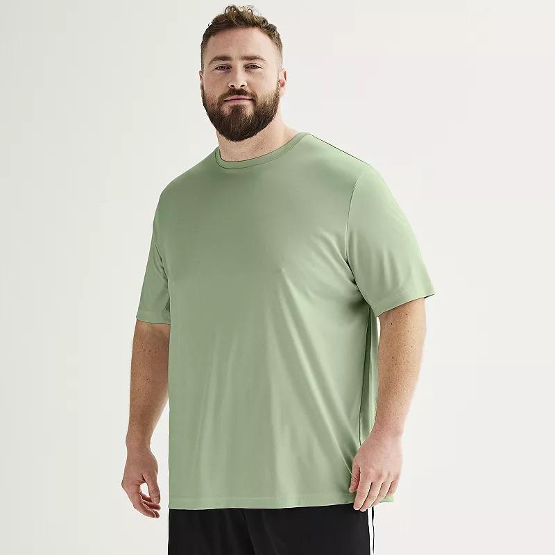 Big & Tall Tek Gear® Dry Tek Tee, Men's, Size: XL Tall, Hawk Gray Product Image