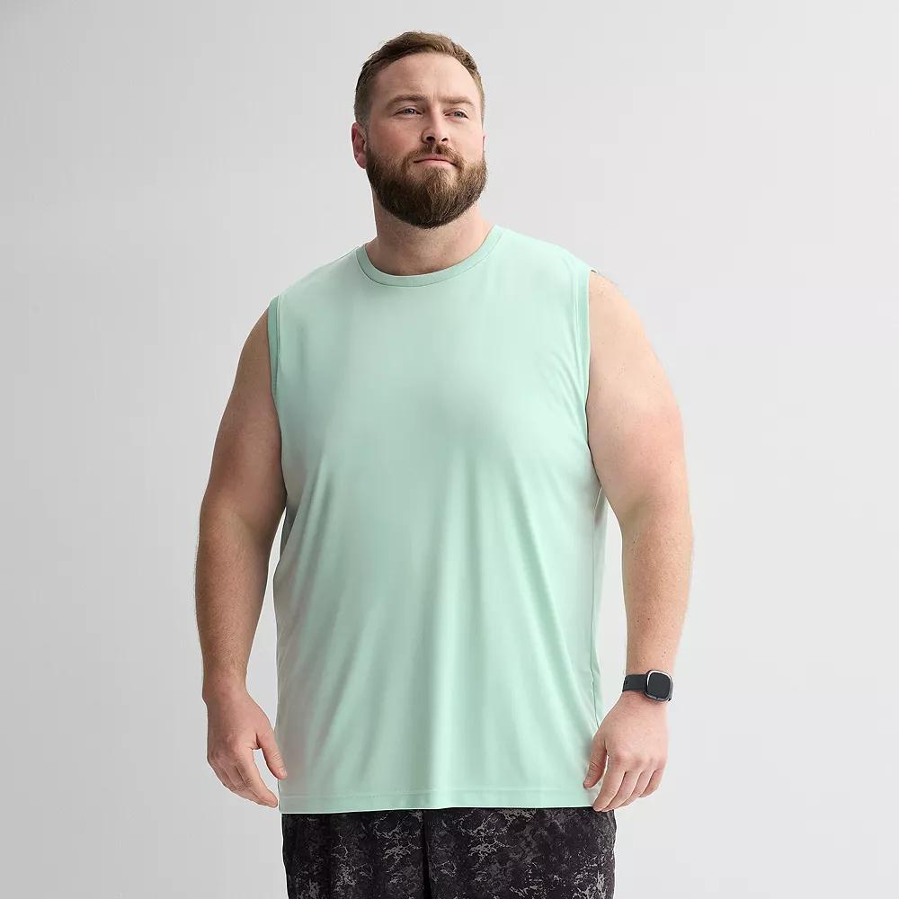 Big & Tall Tek Gear® Dry Tek Muscle Tank Top, Men's, Size: 2XB, Mineral Black Product Image