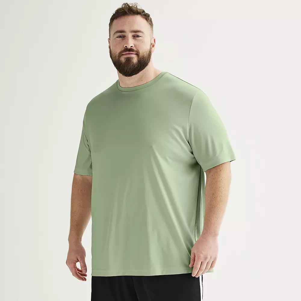 Big & Tall Tek Gear® Dry Tek Tee, Men's, Size: XL Tall, Hawk Gray Product Image