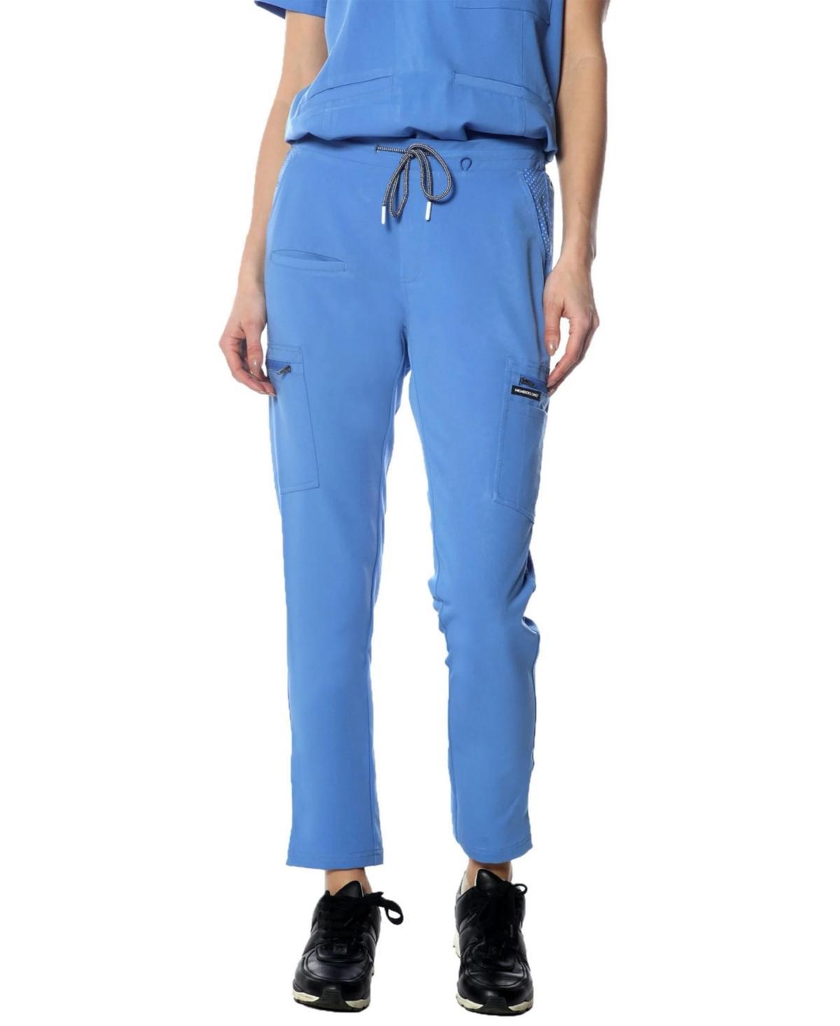 Members Only Reus Open Bottom Scrub Pants For Tall Women in Black at Nordstrom, Size Small Tall Product Image